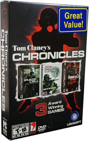 Tom Clancy's Triple PC Game Pack (Splinter Cell + Ghost Recon + Rainbow Six 3 Raven Shield) in Saudi Arabia
