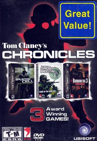 Tom Clancy's Triple PC Game Pack (Splinter Cell + Ghost Recon + Rainbow Six 3 Raven Shield) in Saudi Arabia