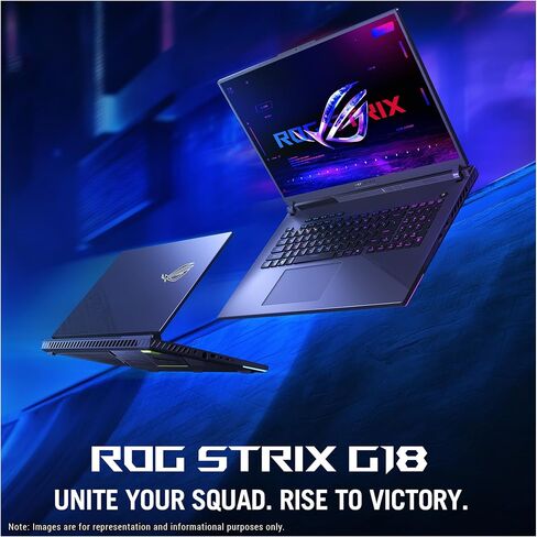 ASUS ROG Strix G18 Gaming Laptop, AMD Ryzen 9-9955HX, 32 GB DDR5 RAM, 1 TB PCIe SSD, 18" 2.5K (2560x1600) 240Hz Display, Nvidia G-Force RTX 5070, 4-Zone RGB Keyboard, W11 Home, Eclipse Gray in Saudi Arabia