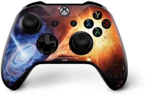 Skinit Decal Gaming Skin Compatible with Xbox One X Bundle - Officially Licensed StockTrek Binary System Orbiting Near a Black Hole Design in Saudi Arabia