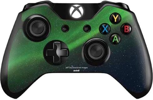 Skinit Skinit Gaming Gaming Skin متوافق مع جهاز التحكم Xbox One - رقصات Stocktrek Aurora Borealis مرخصة رسميًا فوق تصميم المحيط المتجمد الشمالي in Saudi Arabia
