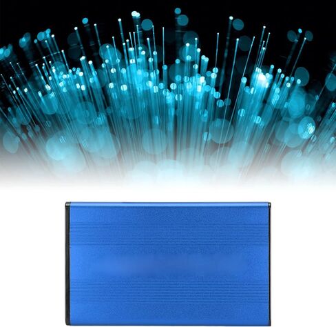 1Tb External Hard Drive External Hard Drive 2.5In Usb3.0 to Enclosure, Aluminum Alloy Case, 5Gbps Transmission Ratefor Vista, , Os X, Anti Static Design (Blue) in Saudi Arabia