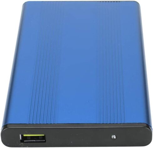 1Tb External Hard Drive External Hard Drive 2.5In Usb3.0 to Enclosure, Aluminum Alloy Case, 5Gbps Transmission Ratefor Vista, , Os X, Anti Static Design (Blue) in Saudi Arabia