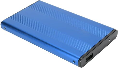 1Tb External Hard Drive External Hard Drive 2.5In Usb3.0 to Enclosure, Aluminum Alloy Case, 5Gbps Transmission Ratefor Vista, , Os X, Anti Static Design (Blue) in Saudi Arabia