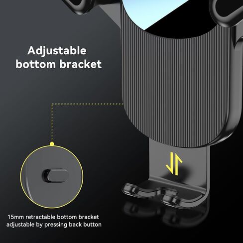 M17 Car Phone Holder Mount Phone Mount for Car Windshield Dashboard Air Vent Universal Hands Free Automobile Cell Phone Holder Fit for iPhone Smartphone in Saudi Arabia