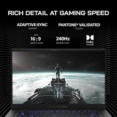 asus ROG Zephyrus G15 15.6'' 240Hz QHD Gaming Laptop, AMD Ryzen 9 6900HS, GeForce RTX 3080 8GB GDDR6, 40GB DDR5 RAM, 1TB PCIe SSD, HD Webcam, Win 11 Pro, Gray, 32GB USB Card (Renewed) in Saudi Arabia