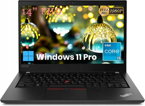 Lenovo ThinkPad T490 14.0 "الكمبيوتر المحمول FHD ، 8th Gen Intel Core I5-8365U ، 16GB DDR4 RAM ، 256GB SSD ، Type-C ، WiFi BT Windows 11 Pro 64-bit (متجدد) in Kuwait