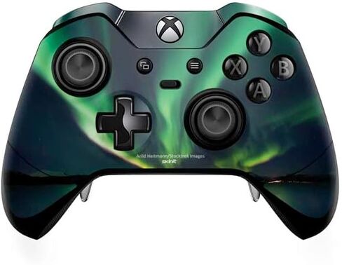 Skinit Decal Gaming Skin Compatible with Xbox One Elite Controller - Officially Licensed StockTrek Aurora Borealis Over Tjeldsundet in Norway Design in Saudi Arabia