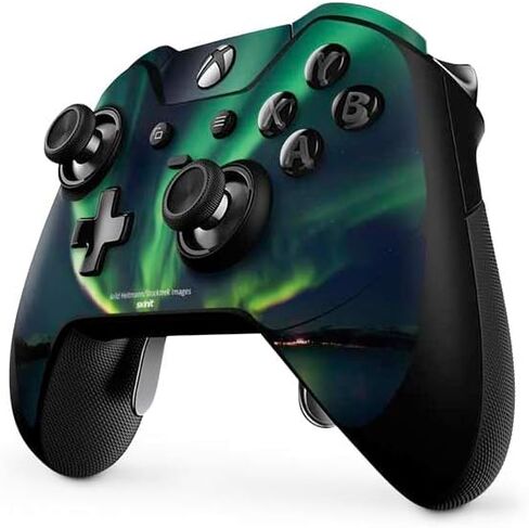 Skinit Decal Gaming Skin Compatible with Xbox One Elite Controller - Officially Licensed StockTrek Aurora Borealis Over Tjeldsundet in Norway Design in Saudi Arabia