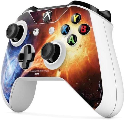 Skinit Skinit Gaming Gaming Continciped مع جهاز التحكم Xbox One S - مرخص رسميًا من نظام Stocktrek Binary System Terbing بالقرب من تصميم ثقب أسود in Saudi Arabia