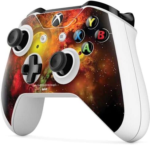 Skinit Skinit Gaming Gaming Skiner مع وحدة تحكم Xbox One S - سديم ملون Stocktrek المرخص رسميًا وتصميم المادة بين النجوم in Saudi Arabia