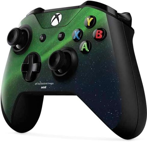 Skinit Decal Gaming Skin Compatible with Xbox One X Controller - Officially Licensed StockTrek Aurora Borealis Dances Above The Arctic Ocean Design in Saudi Arabia