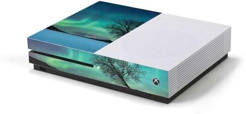 Skinit Skinit Gaming Gaming Skin متوافق مع وحدة التحكم Xbox One S - Stocktrek Aurora Borealis المرخصة رسميًا على بحيرة في تصميم النرويج in Saudi Arabia