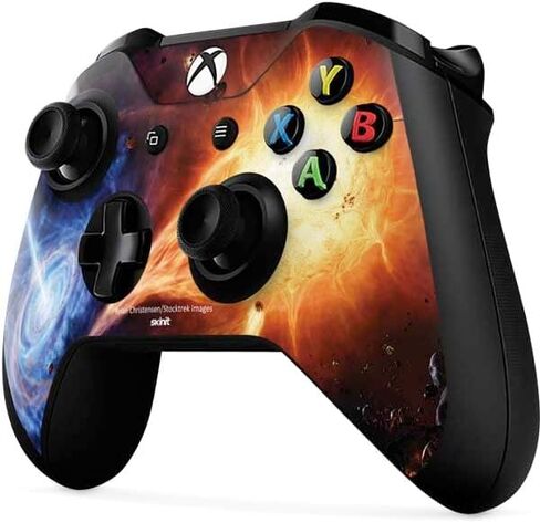 Skinit Skinit Gaming Gaming Skiner مع وحدة تحكم Xbox One X - مرخص رسميًا من نظام Stocktrek Binary System Terbiting بالقرب من تصميم ثقب أسود in Saudi Arabia