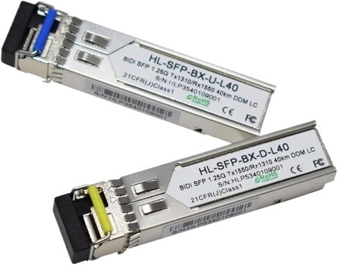 Fiber Transceiver 1.25G SFP 40km 1310/1550nm LC Single Connector in Kuwait