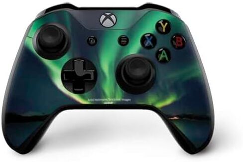 Skinit Decal Gaming Skin Compatible with Xbox One X Bundle - Officially Licensed StockTrek Aurora Borealis Over Tjeldsundet in Norway Design in Saudi Arabia