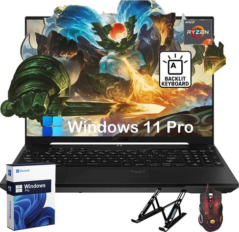 ASUS TUF A16 Gaming Mame Captop-16 "FHD 165Hz Display ، AMD RYZEN 7 7735HS (8-CORE) ، 16GB RAM ، 1TB SSD ، AMD RADEON RX 7700S ، WI-FI6 ، RGB BACKLIT KB ، Win 11 Pro ، W/CEFESOONS in Saudi Arabia