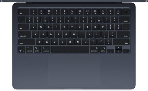 Apple 2025 MacBook Air 13-inch Laptop with M4 chip, 16GB Unified Memory, 2TB SSD Storage - Midnight in Saudi Arabia