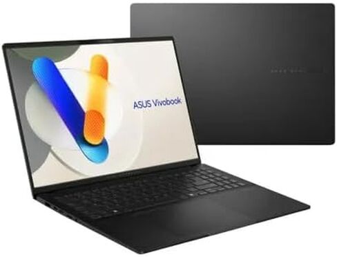 ASUS 2025 Laptop | Vivobook S | 16" 2880x1800 OLED 120Hz | Intel-16 Core Ultra 9 285H | 16GB LPDDR5 | 1TB SSD | Windows 11 Pro | Wi-Fi 7 - BT 5.4 - RGB Backlit KB - Face Recognition Camera - Black in Saudi Arabia