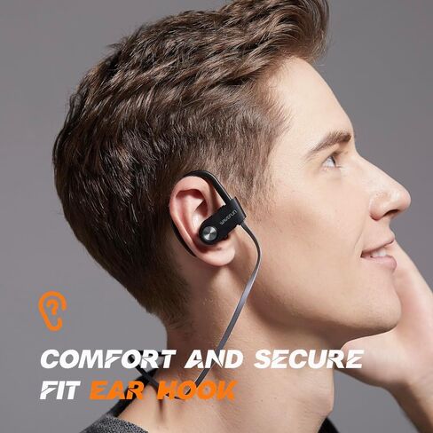 سماعات الرأس اللاسلكية مع خطاف الأذن ، Xbuds Bluetooth أذن فوق Ear IPX7 الرياضة الرياضية الرياضية الخارج in Saudi Arabia