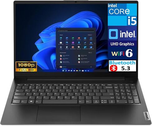 Lenovo V15 G3 Business Laptop 15.6" FHD Display, 12th Gen (Intel i5-1235U 10 Cores (Beat i7-1195G7), 16GB DDR4, 512GB PCIe SSD, WiFi 6, RJ-45, BT 5.3, HD Webcam, Windows 11 Pro) w/USB Hub in Saudi Arabia
