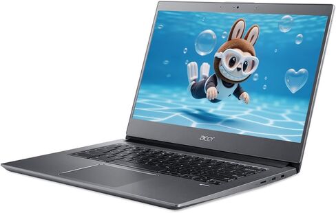 Acer Chromebook 714 CB714-1W Series Laptop ، Intel Core I3-8130U ، 14 بوصة 1536 × 864 LPS ، ذاكرة الوصول العشوائي 8GB ، 128GB SSD ، HDML ، Backleit KBL ، Chrome OS (متجدد) in Kuwait