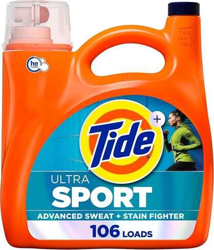 تايد بلس فيبريز فريش سبورت أودور ديفينس منظف الغسيل السائل HE Turbo Clean، رائحة منعشة نشطة، 69 أونصة سائلة (44 حمولة) - قد تختلف التعبئة in Kuwait