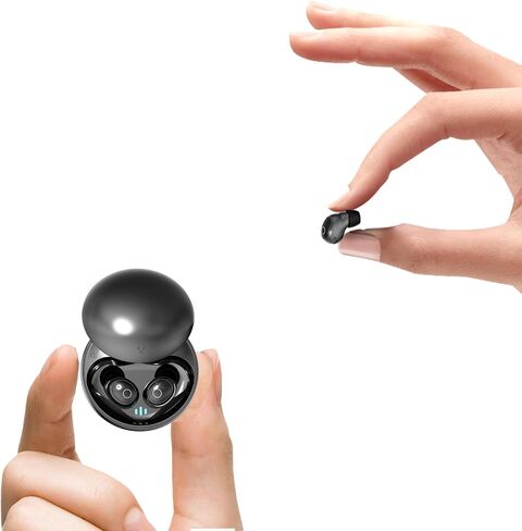 Tiny Small Mini Invisible Earbuds Wireless Bluetooth for Small Ears Low Profile Discreet Hidden Earbuds for Work Sleep Ear Buds Invisible Headphones Skin Tone in Saudi Arabia