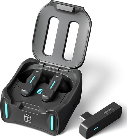 SW4 Pro VR Gaming Earbuds with Mic Wireless, 2.4G Dongle + Bluetooth Dual Mode, 20ms Low Latency, Compatible with Meta Quest 3/3s/2, PS5, PlayStation in Kuwait
