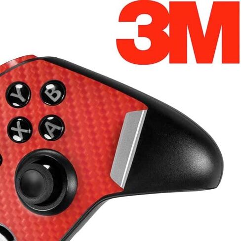Skinit Decal Gaming Skin Compatible with Xbox One Elite Controller - Red Carbon Fiber Specialty Texture Material Design in Saudi Arabia