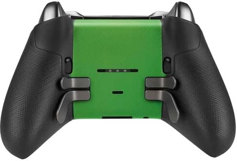 Skinit Skinit Gaming Gaming Skin Accompated مع Sebox Elite Wireless Controller Series 2 - تصميم مواد نسيج ألياف الكربون الخضراء in Saudi Arabia