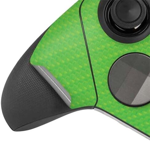 Skinit Skinit Gaming Gaming Skin Accompated مع Sebox Elite Wireless Controller Series 2 - تصميم مواد نسيج ألياف الكربون الخضراء in Saudi Arabia