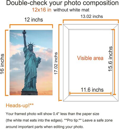 SESEAT Black 8x10 Picture Frame, Photo Frame for Wall Mounting or Tabletop Diaplay, 1 Pack in Kuwait