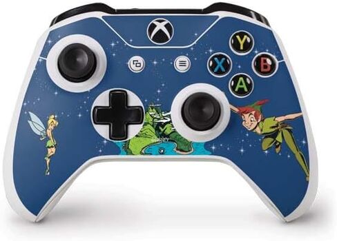 Skinit Skinit Gaming Gaming Skin متوافق مع جهاز التحكم في Xbox One S - ديزني بيتر بان وعبث بيل في نيفرلاند. in Saudi Arabia