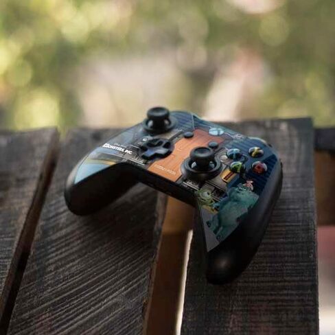 Skinit Skinit Gaming Gaming Skin متوافق مع جهاز التحكم Xbox One S - تصميم ملصق فيلم Disney Monsters المرخص له رسميًا in Saudi Arabia