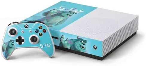 Skinit Decal Gaming Skin Compatible with Xbox One S Console and Controller Bundle - Officially Licensed Disney Monsters Inc. Sulley Portrait Design in Saudi Arabia