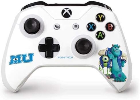 Skinit Skinit Gaming Gaming Skiner مع وحدة تحكم Xbox One S - جامعة ديزني مونستر المرخصة رسميًا Mike و Sly Design in Saudi Arabia