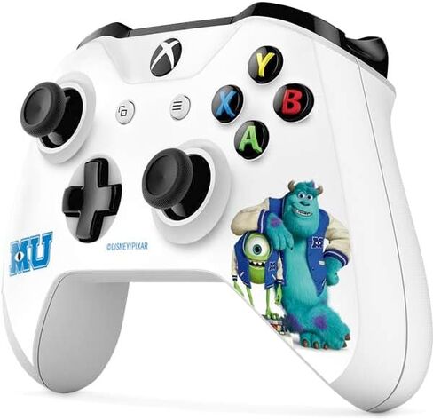 Skinit Skinit Gaming Gaming Skiner مع وحدة تحكم Xbox One S - جامعة ديزني مونستر المرخصة رسميًا Mike و Sly Design in Saudi Arabia