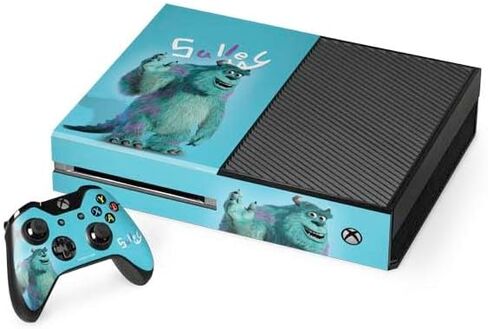 Skinit Decal Gaming Skin Compatible with Xbox One Console and Controller Bundle - Officially Licensed Disney Monsters Inc. Sulley Portrait Design in Saudi Arabia