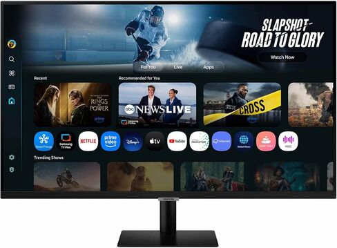 Samsung 43" Smart Monitor M7 (M70F) 4K UHD Display, Samsung Vision AI, Smart TV Apps, Gaming Hub, USB-C, HDMI and USB-A, Black, LS43FM702UNXZA, 2025 in Saudi Arabia