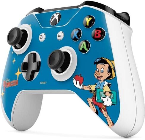 ألعاب Skinit Scenit Gaming Skin متوافقة مع جهاز التحكم Xbox One S - ديزني Pinocchio المرخص رسميًا in Saudi Arabia