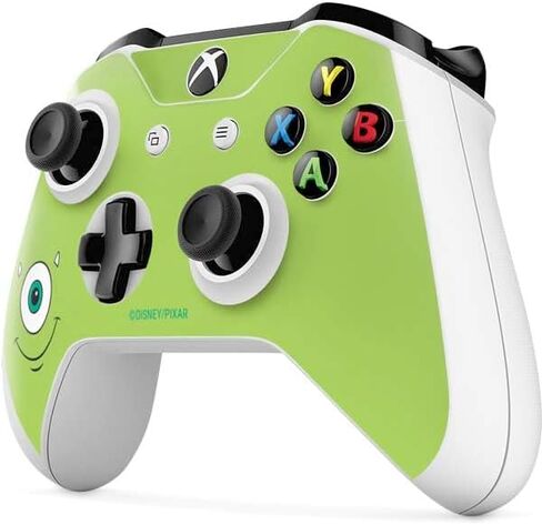 Skinit Decal Gaming Skin Compatible with Xbox One S Controller - Officially Licensed Disney Monsters Inc. Mike‚Äôs Face Design in Saudi Arabia