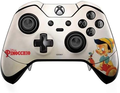 Skinit Skinit Gaming Gaming Skiner مع وحدة التحكم في Xbox One Elite - تصميم صورة عتيقة Disney Pinocchio المرخصة in Saudi Arabia