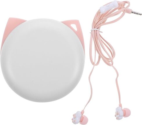 سماعات أذن Cat Paw Cat Paw Stereo في أذن: سماعات أذن سلكية مع سماعات رأس أذن مع ميكروفون-رسم كاريكاتير لطيف Cat Cat Jack سلكية سلكية الأذن في الأذن in Saudi Arabia
