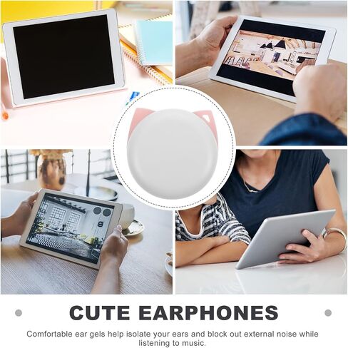 سماعات أذن Cat Paw Cat Paw Stereo في أذن: سماعات أذن سلكية مع سماعات رأس أذن مع ميكروفون-رسم كاريكاتير لطيف Cat Cat Jack سلكية سلكية الأذن في الأذن in Saudi Arabia