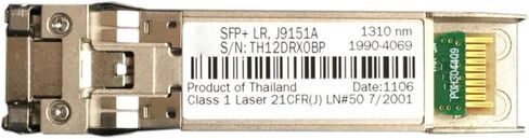 J9151A X132 10G SFP+ LC LR TRONSCEIVER 10GBE الألياف الوضعية ، 10 كم ، موصل LC (جديد مختوم) in Saudi Arabia