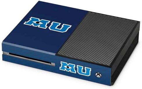 Skinit Decal Gaming Skin Compatible with Xbox One Console - Officially Licensed Disney Monsters University MU Logo Design in Saudi Arabia