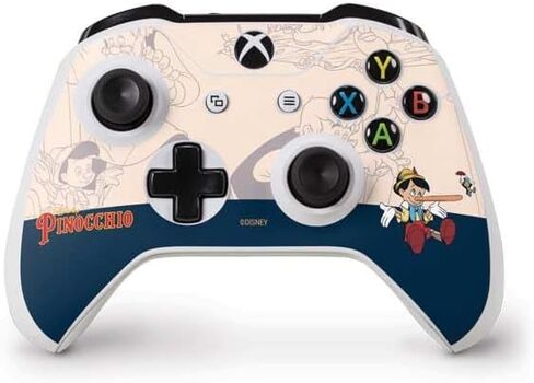 Skinit Skinit Gaming Gaming Skiner مع وحدة تحكم Xbox One S - Disney Pinocchio و Jiminy Cricket Design in Saudi Arabia