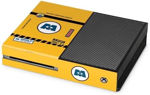 Skinit Decal Gaming Skin Compatible with Xbox One Console - Officially Licensed Disney Monsters Inc. Scream Canister Design in Saudi Arabia