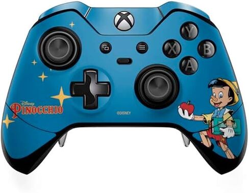 Skinit Decal Gaming Skin Compatible with Xbox One Elite Controller - Officially Licensed Disney Pinocchio No Strings Attached Design in Saudi Arabia